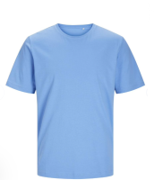 Organic T-Shirt Small Azure Blue
