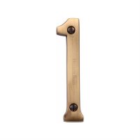 C1560-1-AT - Heritage Brass Numeral 1 Face Fix 76mm (3") Antique Brass Finish