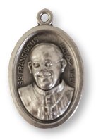 Oxidised Medal/Pope Francis   (1560/PF)