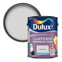Dulux Easycare Dapple Grey Colour Swatch & 5L Paint Tub