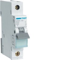 Hager 6A S/P B Curve 6kA MCB MBN106W