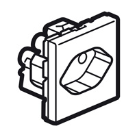 Legrand Arteor 10Amp Swiss Shuttered White Socket  | LV0501.2419