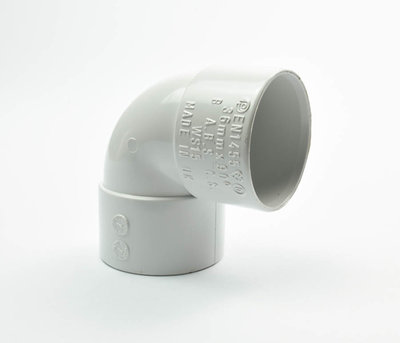 Polypipe 32mm WS15 White 90 Degree Bend
