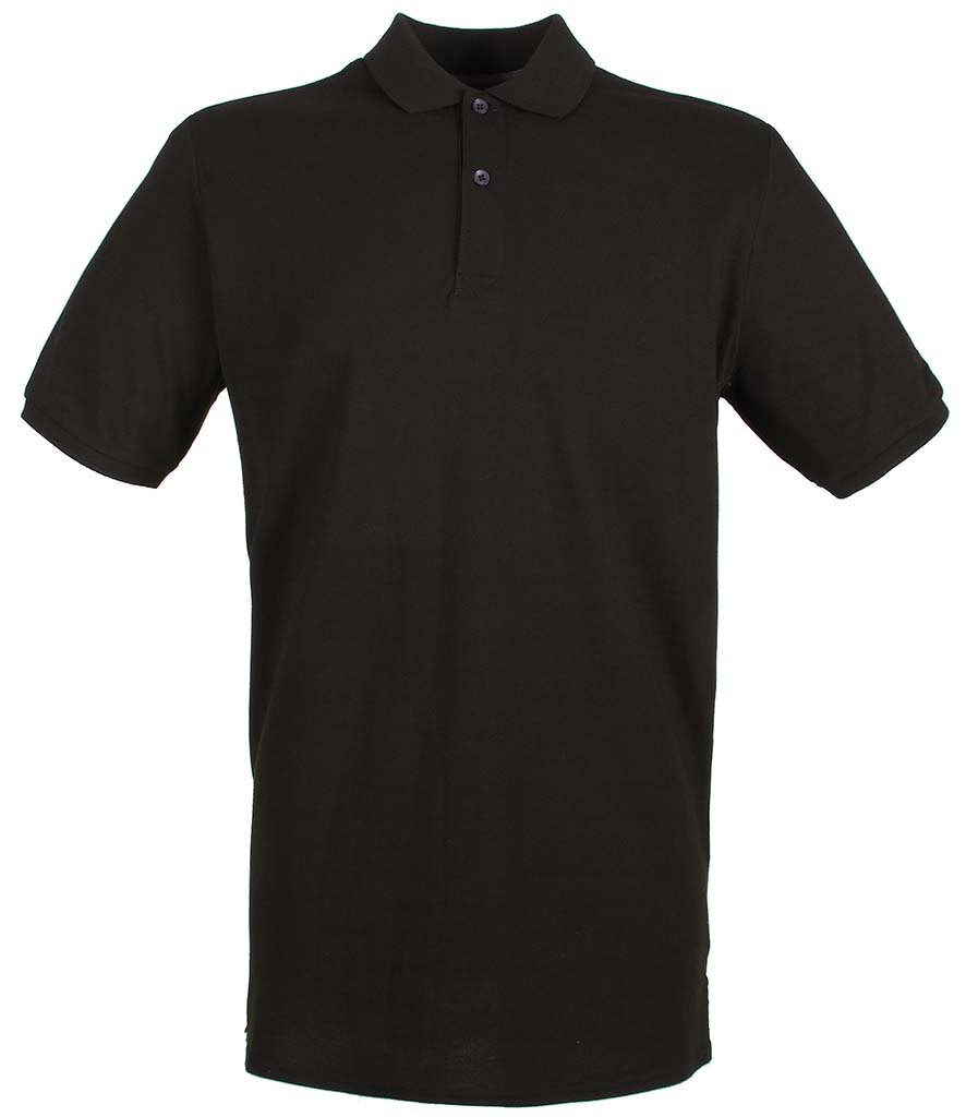HENBURY MENS MODERN FIT COTTON PIQUE POLO SHIRT