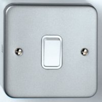 DETA METAL SURFACE  SWITCH 1 GANG 2 WAY