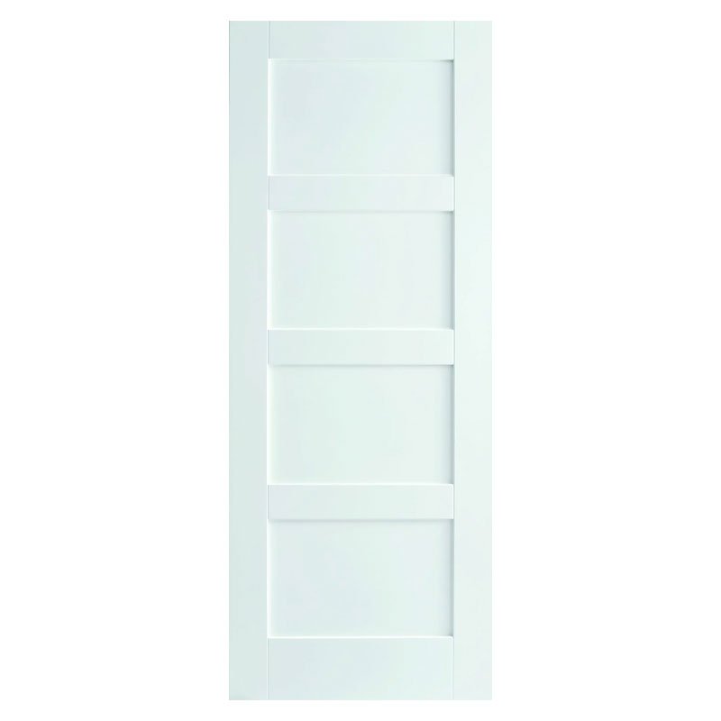 A0471 44mm Premium Primed White Shaker 4 Panel