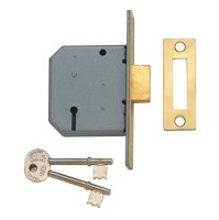 UNION Y2177-PL-3.00 3 LEVER MORT DEADLOCK