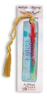 Art Metal Bookmark/God Loved The World   (80927)