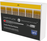 DiaDent Matching Gutta Percha For VaryFlex VFT Taper Variable Taper Rotary File System | DiaDent Dia-Pro T Gutta Percha
