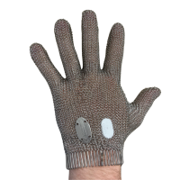 Chain Expert Chainmail Glove, Wrist Length, Spring Strap