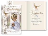 Confirmation Card/Boy   (F28213)