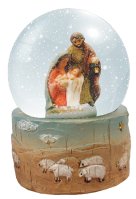 Resin Nativity/Waterball/Holy Family 3 inch   (89273)