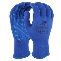 UCi Thermal Gloves With Dotted Palms, Navy