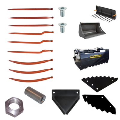 Fedding and Bedding Spare Parts, Diet Feeder, Straw Chopper, Grab Parts, Shear Grab Spares