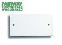 PREPACK 2GANG BLANK PLATE
