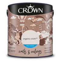 Crown Paint Mid Sheen Organic Cloth 2.5l