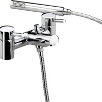 Bristan Prism Pillar Bath Shower Mixer Chrome PM BSM C