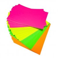 Flash Cards - Fluorecent  6" x 4" (50)