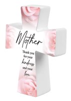 Porcelain Message Cross/Mother  (12869)