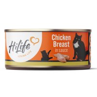 Hi Life Adult Cat Cans Chicken Breast in Sauce 12x70gm