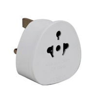  VISITOR ADAPTOR PLUG 13 AMP  240 VOLT UK IRELAND & MORE