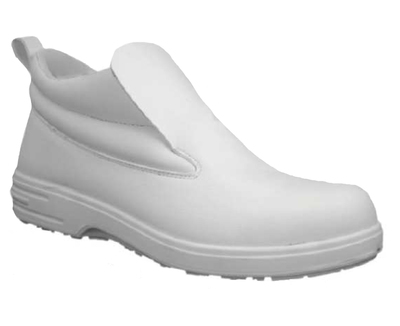 REDBACK Blanco Microfibre Slip on Boot White S2 SRC