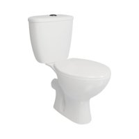 Tucker French Pro Standard Height Rimless Open Back Close Coupled Pan + 6/4Ltr Dual Flush Cistern INSTPANSET2R