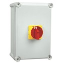 Garo 80A 3P IP65 Rotary Isolator Red/Yellow SS380IP65