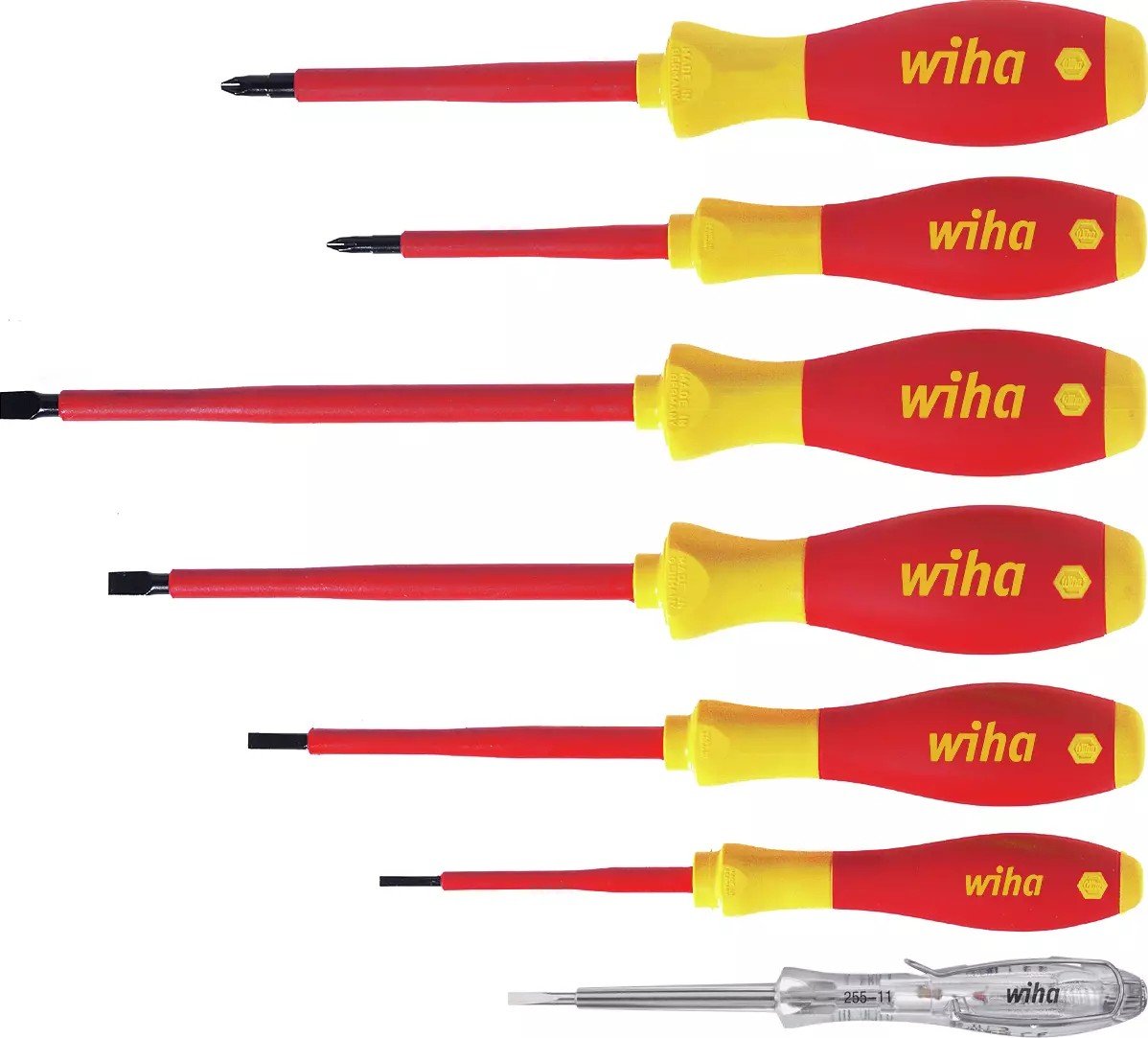 Wiha 00834 SoftFinish Electric 7-piece screwdriver set