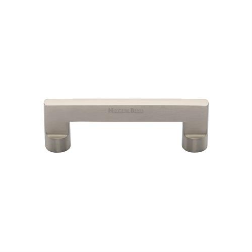 C0345-96-SN - Heritage Brass Cabinet Pull Apollo Design 96mm CTC Satin Chrome Finish