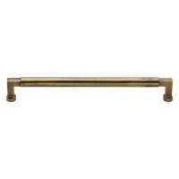 C0312 203-AT - Heritage Brass Cabinet Pull Bauhaus Design 203mm CTC Antique Brass Finish