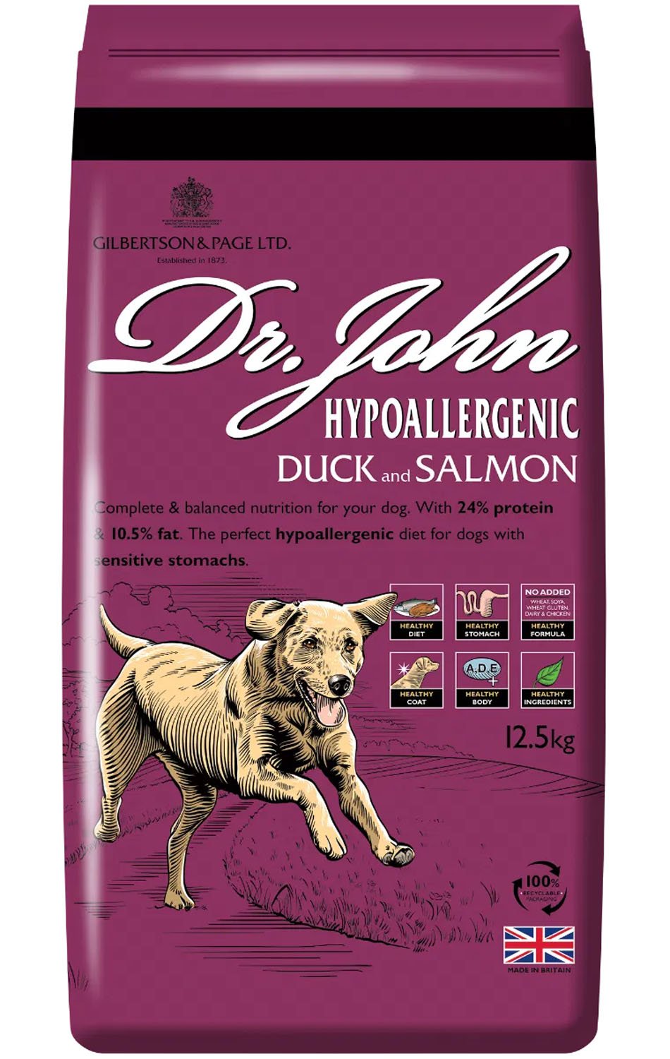 Dr John Hypoallergenic Duck & Salmon 6x2kg