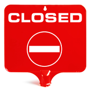 SAFETY SIGN RECT CLOSED