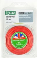 ALM Strimmer Cord 3.0mm 15 Metre Red