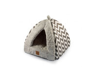 Ancol Cat Pyramid - Plush Grey x 1