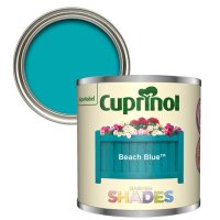 Cuprinol Garden Shades Beach Blue Colour Swatch & Paint Sample Tin