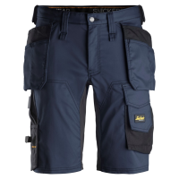 Snickers AllroundWork Stretch Shorts with Holster Pockets, Navy/Black