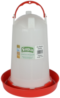 Supa Red & White Poultry Drinker 3 Litre x 3