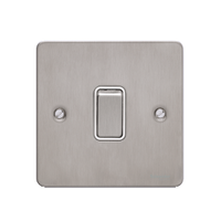 Switch Ultimate 1 Gang 2 way Retractive Stainless Steel