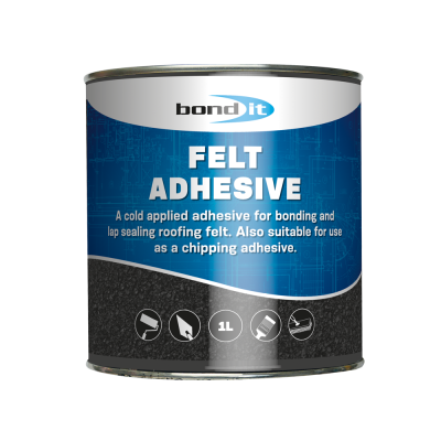 Bond It Felt Adhesive (Black) - 1L