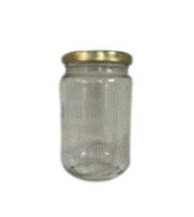 318ml Glass Jar- 63mm neck lid not included