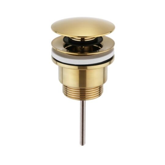 Tucker French Universal Basin Waste Brushed Brass
