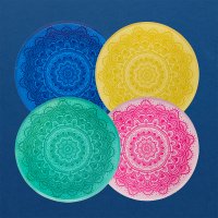 Mandala Paper Plates - Pack of 8