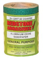 Redstone Abrasives Green 60 Grit Abrasive Roll 5 m