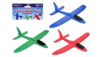 Foam airplane  12 x 5 x 48 cm.
