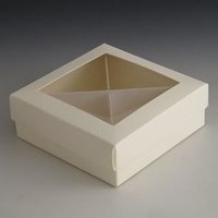 small cream gift box