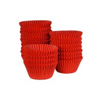 BULK PACKED: PROFESSIONAL MUFFIN CASES - RED 500pk