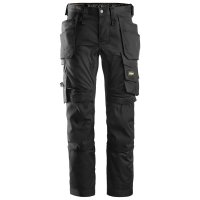 Snickers 6241 Stretch Trousers Holster Pockets - Black\Black