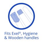 Fits Exel, Hygiene & Wooden handles