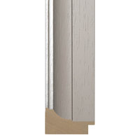 Taupe Open Grain Silver Line